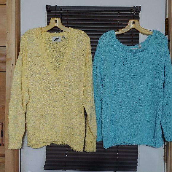 JP Knits womans vintage acrylic sweaters size 18-20 - Picture 4 of 16